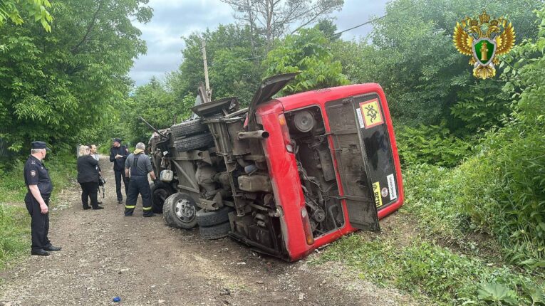 В Хабаровском крае в суд передали иск по делу о перевернувшемся автобусе с детьми