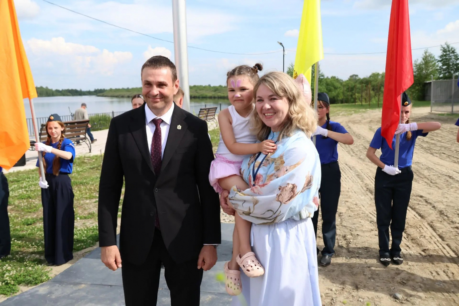 Демешин на 100-летнем юбилее района им. Полины Осипенко