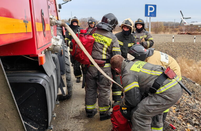 В Хабаровском крае потушили ландшафтный пожар возле поселка Разъезд 18